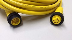 Lumberg Automation RSRK 50-794/20F Cordset 20Ft 5Pin Male 5Pin Female Ends St/St