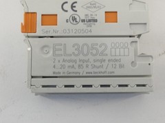 Beckhoff EL3052 2x Analog Input Single Ended