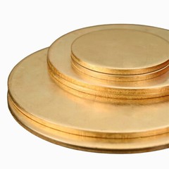 H62 0.3mm – 6mm Thick Brass Discs Round Plate Round Brass Sheets Ø10mm – 300mm