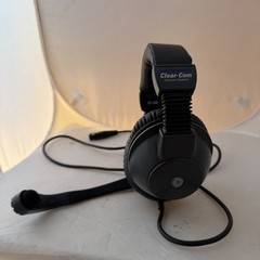 Clear-Com CC-260 Intercom Double Ear Standard Headset Headphone W/4-Pin XLR