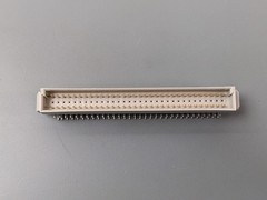 (2) TE 650945-5 Eurocard Connectors, 64 Pin Right Angle