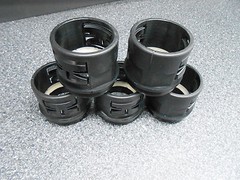 5 x REIKU PAGRB-48M63 IP67 CONDUIT STRAIGHT CONNECTORS W/ SEAL MALE THREAD