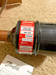 2PCS LOT-Danfoss 023Z5069 Hermetic filter drier,DML,16cu.in- NEW