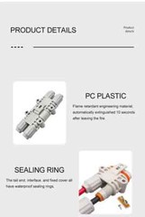 120A Male Female Connector 1200V Electrical Connector High Voltage Set