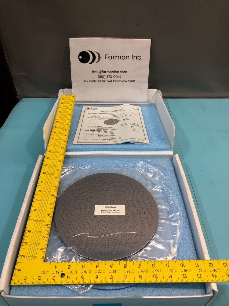 LAM 715-011909-501 PLATE, UPPER ELCTDRODE 8″ POLISHED CAPTIVE, 153040