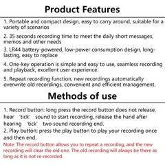 Voice Box Recordable Sound Module Plush Toy Voice Message Recorder Device 35S