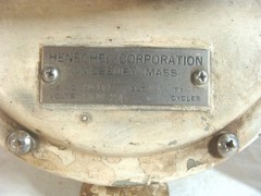 Vintage Henschel Co Electric Fire Alarm Bell Used