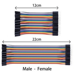 10cm+20cm 240pcs Breadboard Jumper Wires Cable Kit, Male to Female, Female to…