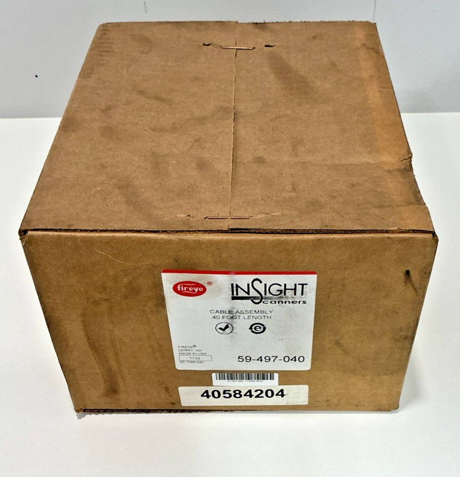 Fireye 59-497-040 Insight Scanner Cable Assembly – 40′ Length – NEW IN BOX