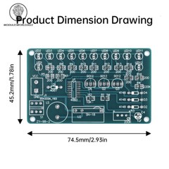 CD4060 SMD Music Light Circuit Welding DIY Kit LED Electronics Project Welding