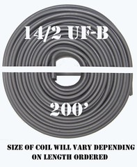 14/2 UF-B x 200′ Southwire Underground Feeder Cable