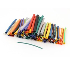 144Pcs 2:1 Heat Shrink Wire Wrap Assortment Kit Tubing Cable Sleeve Tube 6 Sizes
