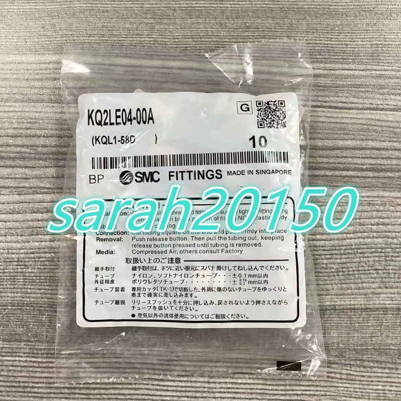 10pcs/bag NEW SMC KQ2LE04-00A connector #YX