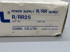 COSEL POWER SUPPLY R25U-5, 5V 5A, AC100-120V, 0.70A 50-60 HZ, R/RR SERIES R/RR25