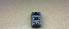1pc EDK SC-WL 4Pins 2 positions 3A 250V Power Rocker Switch With light