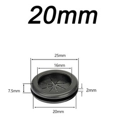 Wiring Grommets – Rubber Open Grommet – Cable Hole 20mm To 80mm