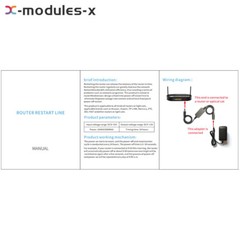 9-15V 24 Hour Rout-er Rebooter Timer Controller Timer Power Off Connection Cable