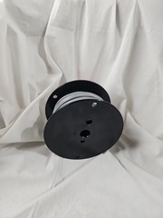 22 AWG Stranded 5 Wire – 50 Feet Chrome Gray PVC. USED Partial Spool.