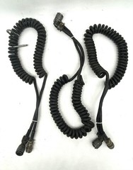 Lot x3 Trimble 68182 Machine Cable 10 pin Quick Disconnect to 7-socket Amphenol•