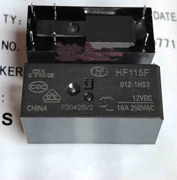 5pcs New HF115F-012-1HS3 JQX-115F-012-1HS3 12V 16A 250VAC Relay