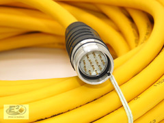 Turck CSSM CKM 12-12-18/S101 Yellow 12 Position 18G M/F Cord (18M)