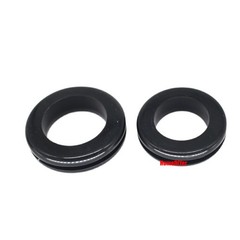 Black Blanking Wiring Grommets Rubber Open Grommet Blind Cable Hole 5mm 6mm-28mm