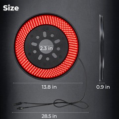 2018-2025 Jeep Wrangler JL JLU Spare Tire Brake Light 405 LEDs Super Bright