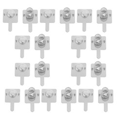 20 Pcs Battery Spring Clip Button Top Adapter Compartment Springs