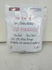 Allen Bradley 700-FSK3CU23 Timer One Shot Delay Relay Din Rail 0.5-10 Sec Range