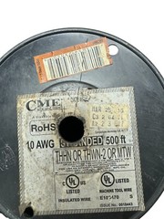 CME E102470 Brown Machine Tool Wire 10 AWG Approx 125′ Long, 3 lbs 11oz