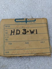 HD3 W1 20A 480VAC 10A 125 VAC