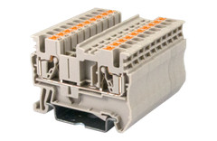 Dinkle Terminal Block 100PK, Push-in Design, 20A, 26-12AWG Width : 5.1mm DP2.5N