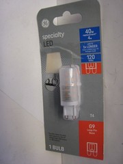 GE 4W T4 LED Bulb -93129001 40 watt replacement – G9 loop pin base 400 Lumens