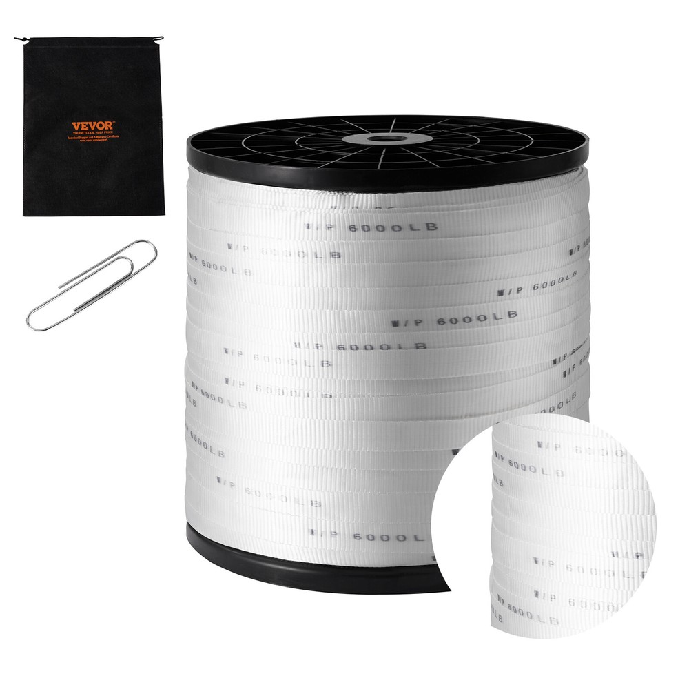 VEVOR Polyester Pulling Tape Mule Tape 1″ x 2103′ 6000 lbf Tensile Capacity