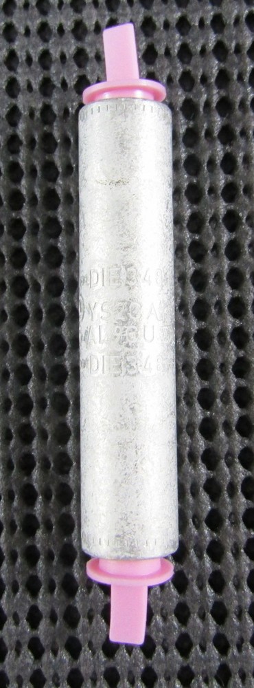 BURNDY YS2CA1 2AWG ALUMINUM COMPRESSION BUTT SPLICE – LOT OF 5 / NEW NO BOX