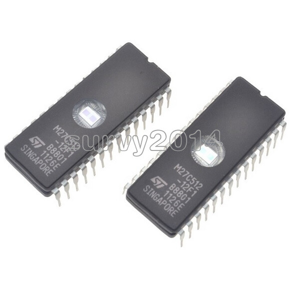 10pcs M27C512-12F1 M27C512 EPROMs ST NEW