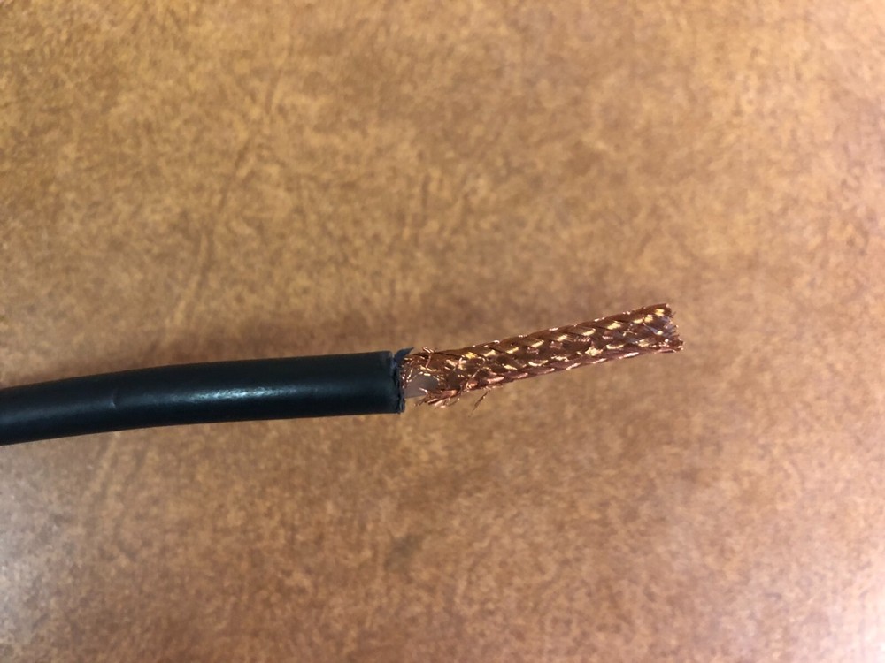 25′ West Penn Wire 804 RG/59U 22 AWG Copperweld Bare Copper Braid Jacket Cable
