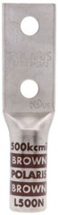Polaris L500N, 500 KCMIL, 1/2″ Stud, Long Barrel, Copper, 2-Hole Lug, 1 pc
