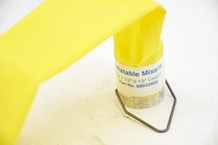 Cal Am 4″ Cal Missile Duct Projectile & 1.5-2.5″ Inflatable Line Carrier NOS