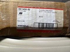 Nos Surplus WIREMOLD BE1400-50 NON-METALLIC FLEX PANCAKE 50FT 1400 BEIGE