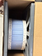 NEW Roll of 1000 Brady PermaSleeve Polyolefin Wire Marking Sleeves PS-500-2-WT-2