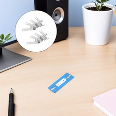 10Pcs Battery Spring Contact Plates Durable Silver Steel for Home Electronics