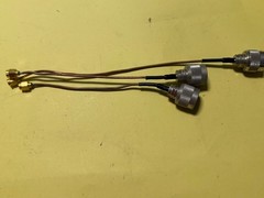 RF Copper Tube Semi Rigid SMA Male to N Male 18/25cm Test Cable Rohde & Schwarz