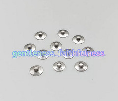 100X 3.9mm Snap Electrode Ag/AgCl Cup Dry Bio-Signal Sensor Nickel Plated Copper