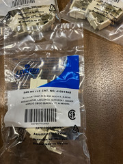 Leviton 41084-BAB Quickport Snap-In Blank Module Almond Lot of 20 -10 pack
