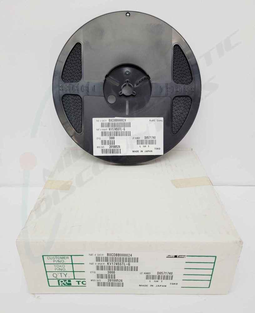 NOS 3000 TOKO KV1745STL-G Integrated Circuits in SOT23 Packaging