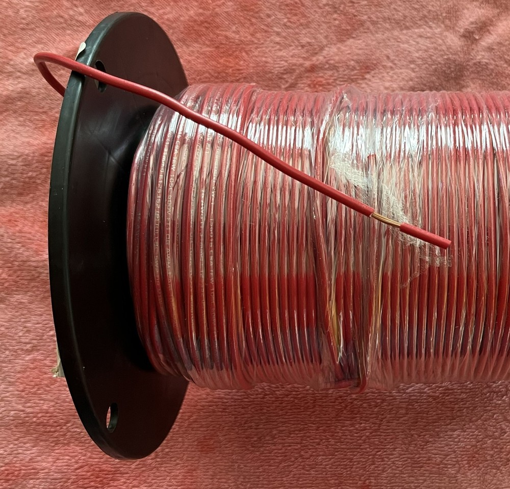 COPPERFIELD Wire #16awg MTW/AWM UL-1015/1230 Hook-Up/Lead Wire 600V Red NEW 500′