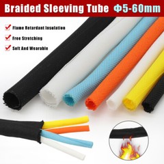 Split Braided Sleeving Tube Five Color Cable Wire Sheath Flame Retardant Φ5-60mm