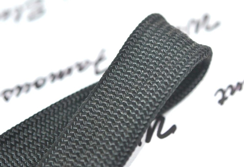 10ft (3m)- 1/8″ 0.125″ Black Manhattan/CDT XS-200N Nylon Braided Sleeving USA