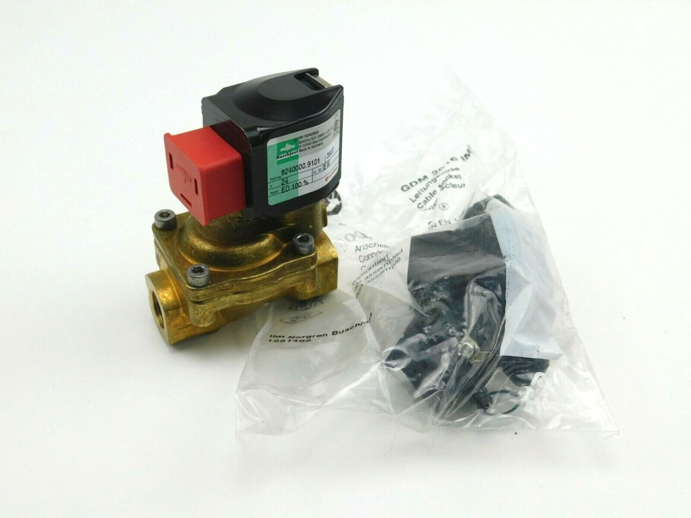Imi Norgren Buschjost Solenoid Valve 8240000.9101 3607 V 24 8W Ed 100 %